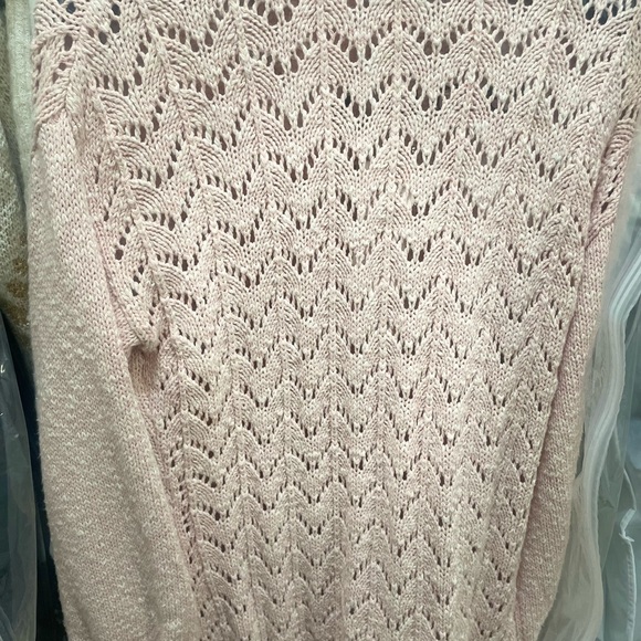 New alice McCALL Women's Cream and Pink Knit Cardigan - Picture 5 of 8